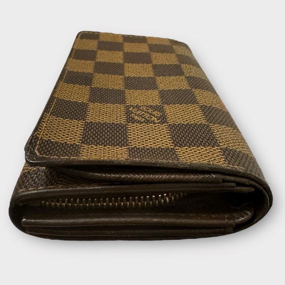 LOUIS VUITTON Port-Monnaie Billet Tressor L-Shaped Zip Wallet, Damier Ebene - Picture 5 of 12